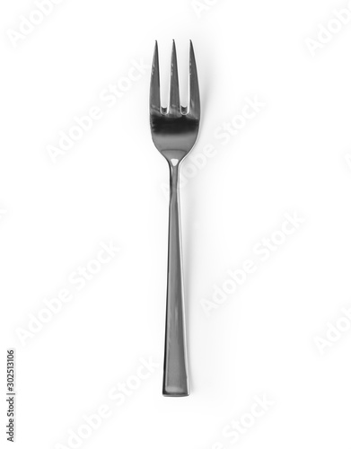 fork isolated on white