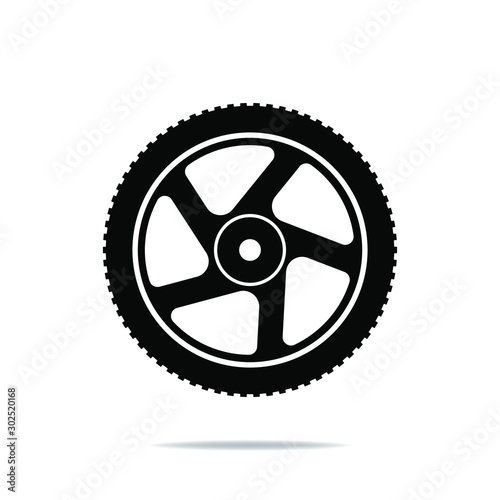 wheel symbol icon design vector illustration