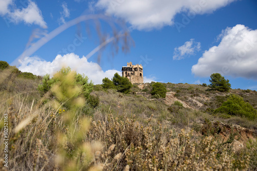 Old and abandoned Tower water tank in Alhaurin el Grande, Malaga, Spain photo