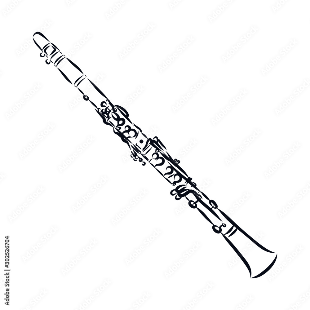 Clarinet Drawing by PIZZAPIE97 on DeviantArt