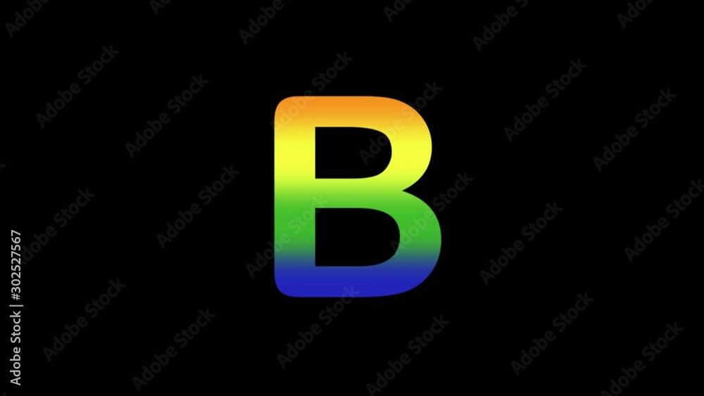 ABC Rainbow Coloured Letter ABC Rainbow Coloured Letter