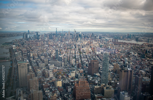 New York City as seen from top of One Observatory 