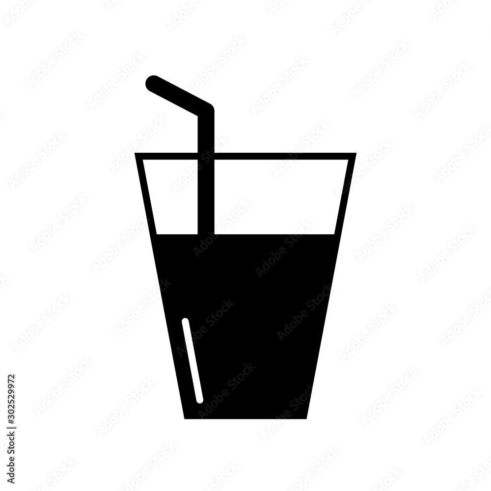 Isolated glass icon line design Isolated glass icon line design