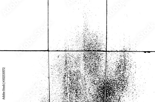 A vector grunge texture, dirty old surface, lined with ceramic tiles. Background illustration.