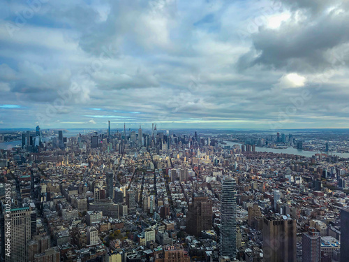 New York City as seen from top of One Observatory 