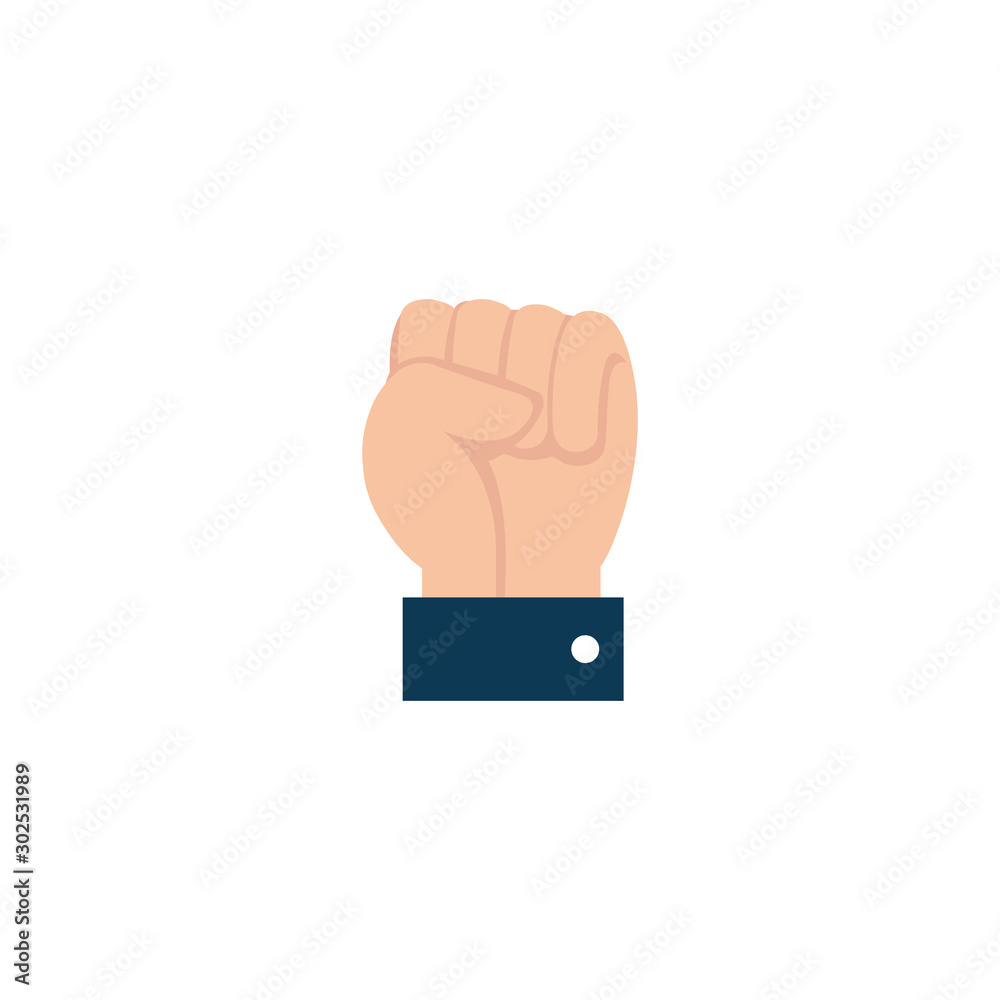 Isolated hand signal icon flat design Isolated hand signal icon flat design