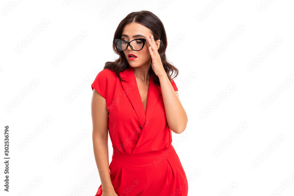 bright red summer dress