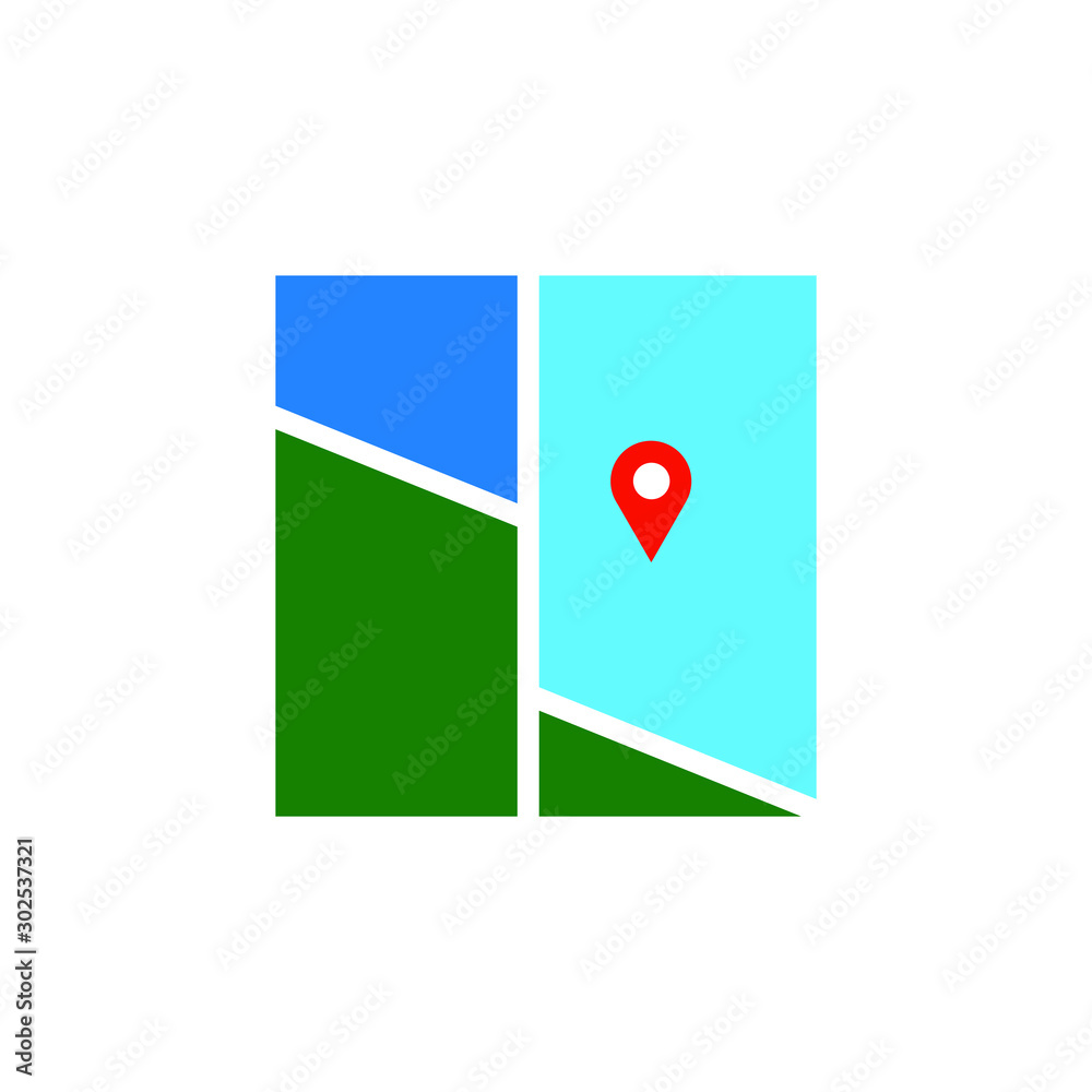 map point, signs, placeholder, maps and location, icon symbol vector ...