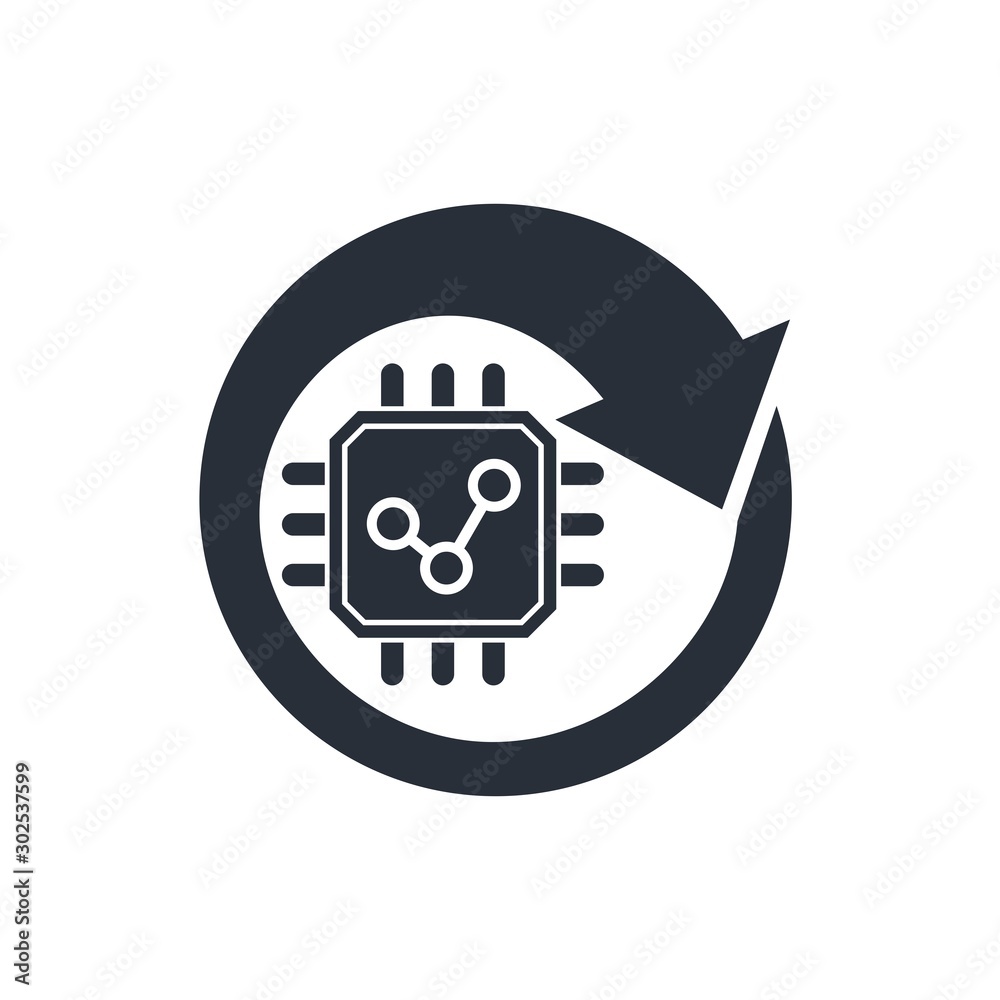 Electronic control. Settings .Vector icon on a white background. Electronic control. Settings .Vector icon on a white background.