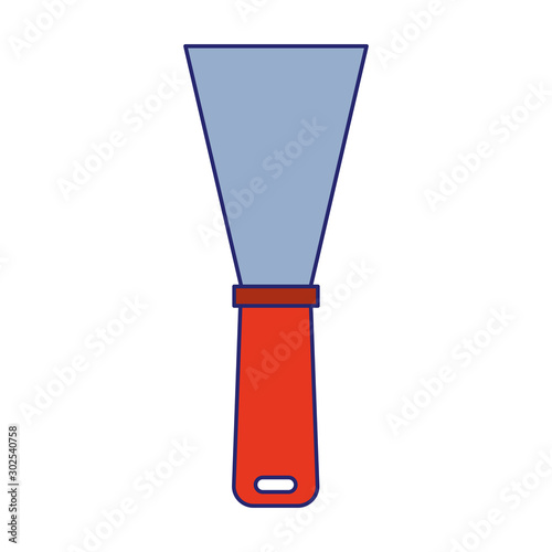 spatula tool icon, flat design