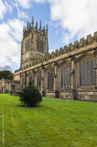14th century All Saints church in Gresford Wales its bells are listed as one of the Seven Wonders of Wales