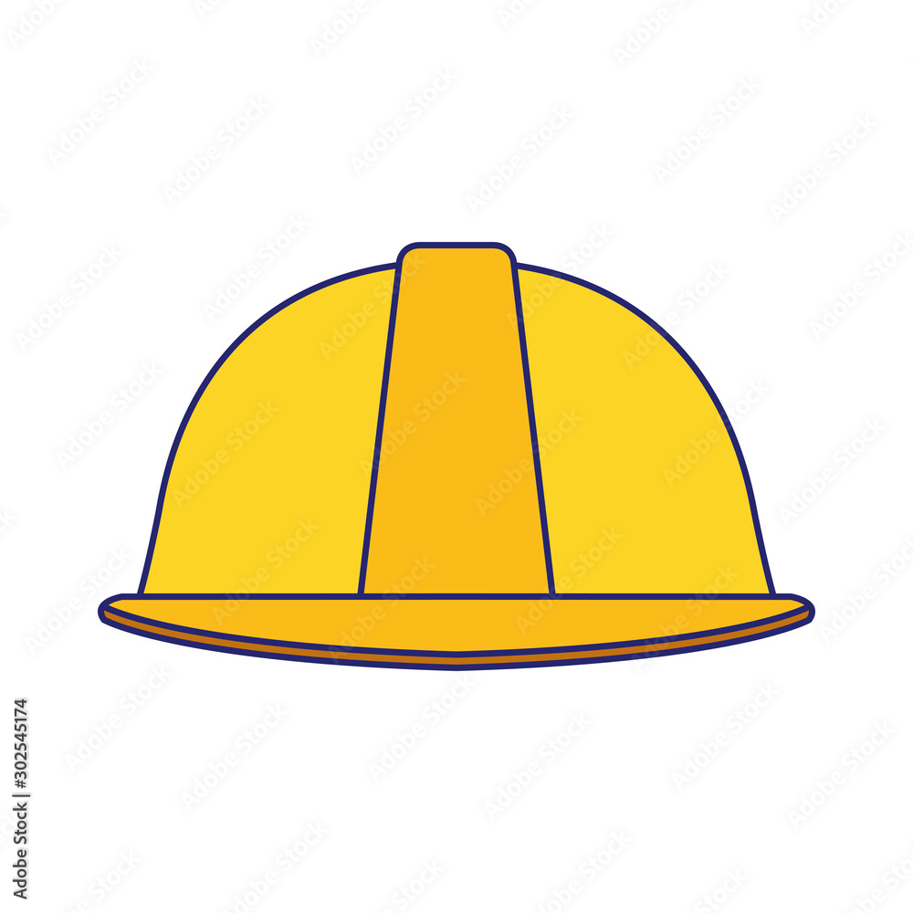safety helmet icon, flat design safety helmet icon, flat design