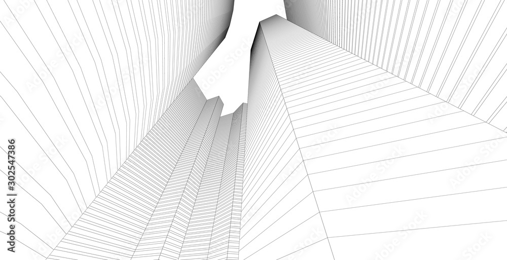A skyscraper in the city is defined as a continuously habitable high-rise building that has over 40 floors, City architecture sketch 3d illustration A skyscraper in the city is defined as a continuously habitable high-rise building that has over 40 floors, City architecture sketch 3d illustration