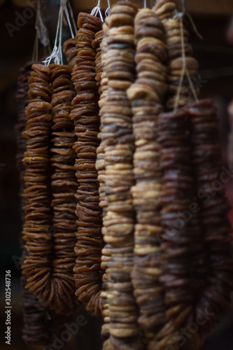  delicious churchkhela from grape juice and nuts