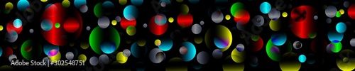 Digital art, panoramic abstract 3D objects, Germany