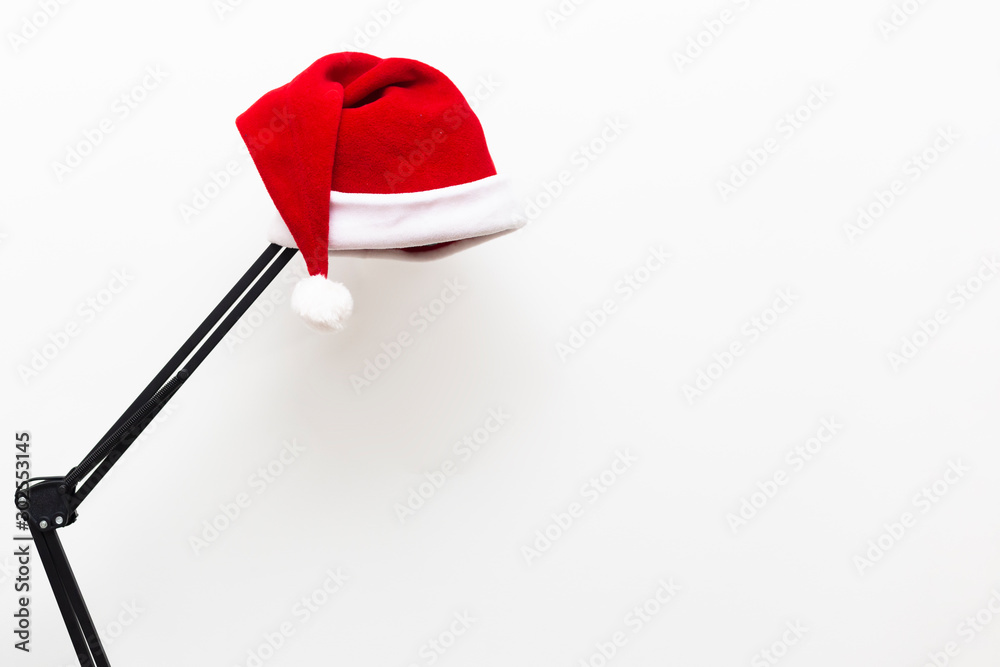 Christmas hat, creative concept for holidays. Christmas hat, creative concept for holidays.