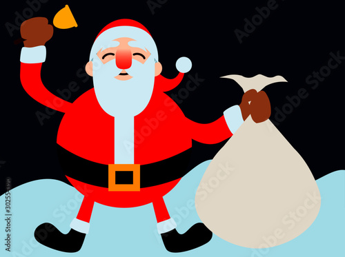 santa clos en navidad