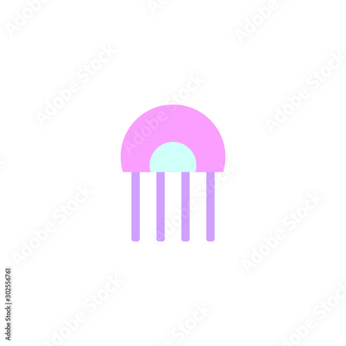 jellyfish logo icon designs vector