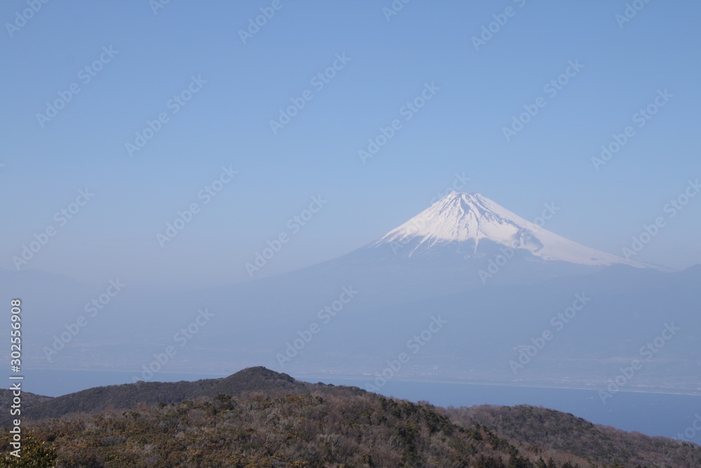 金冠山から見る富士山