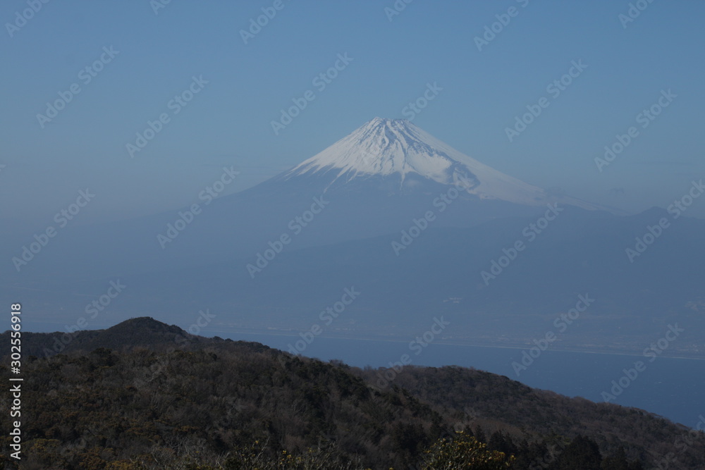 金冠山から見る富士山