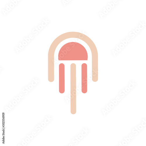 jellyfish logo icon designs vector