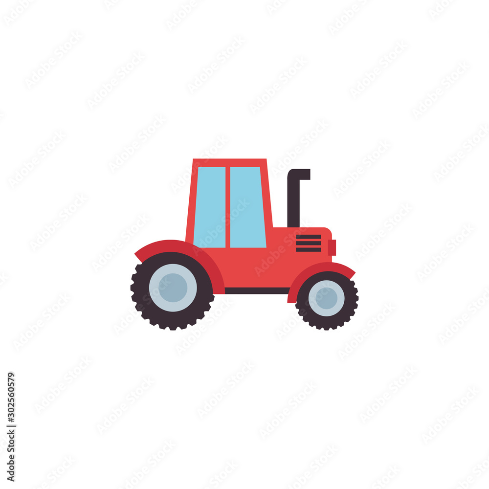 Isolated truck icon flat design
