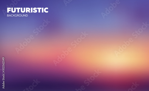 Abstract blurred gradient mesh background. Colorful wallpaper and smooth banner template. Editable soft colored vector illustration without transparency. Rainbow gamma.