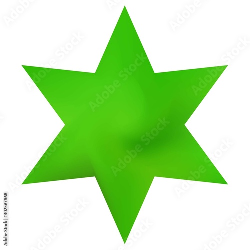 Abstract background in the form of hexagram.