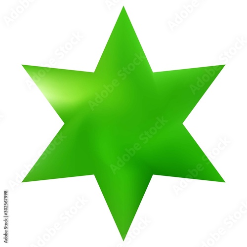 Colorful background in the form of hexagram.