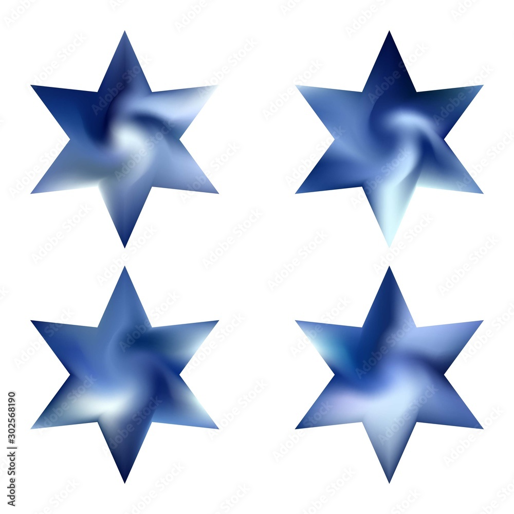 Collection of hexagram smooth backgrounds. Collection of hexagram smooth backgrounds.