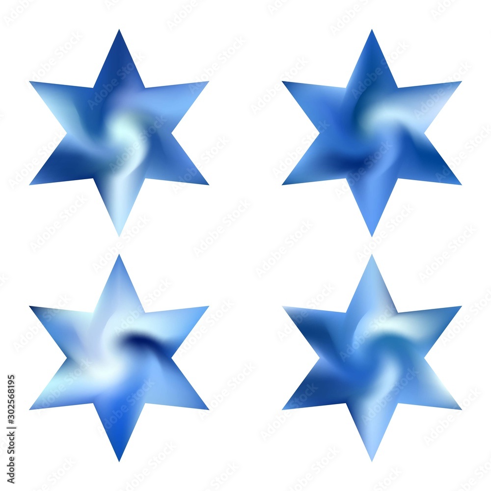 Kit of hexagram abstract backgrounds. Kit of hexagram abstract backgrounds.