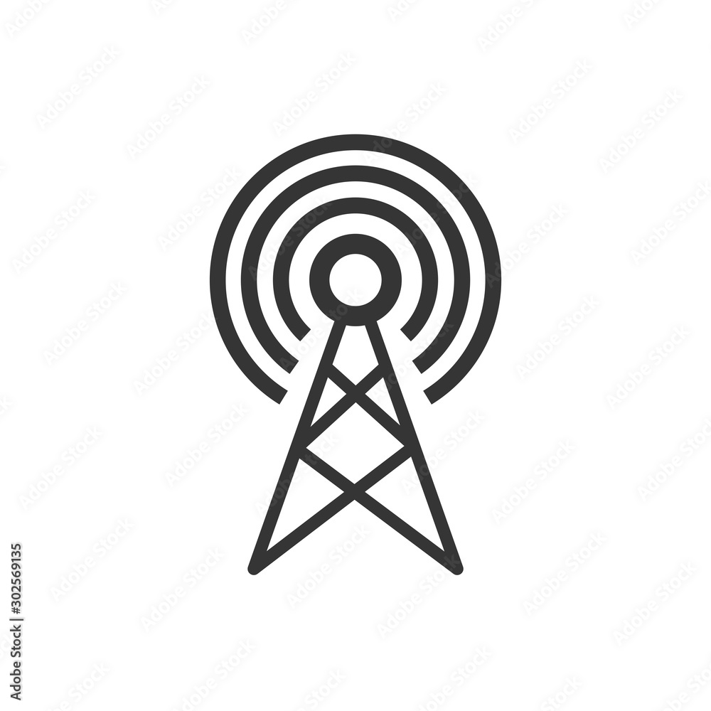 Transmiter Antena Icon Vector Illustration Transmiter Antena Icon Vector Illustration