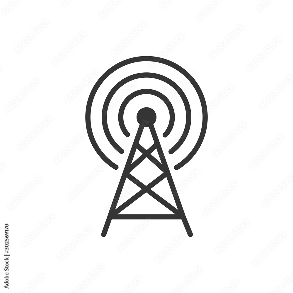 Transmiter Antena Icon Vector Illustration Transmiter Antena Icon Vector Illustration
