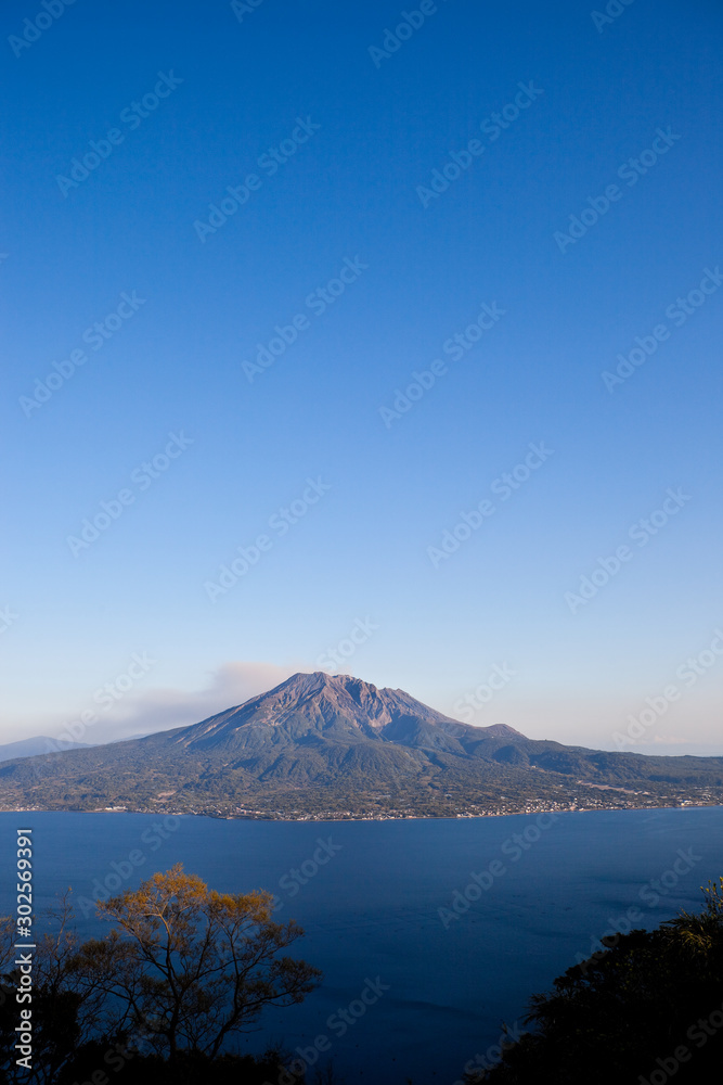 桜島の遠景 桜島の遠景