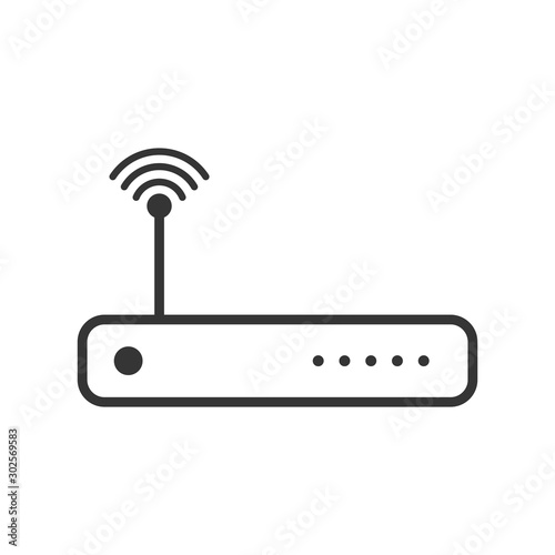 Wifi Router Icon Vector Illustration