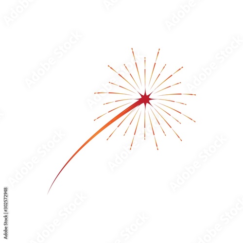 fireworks logo vector