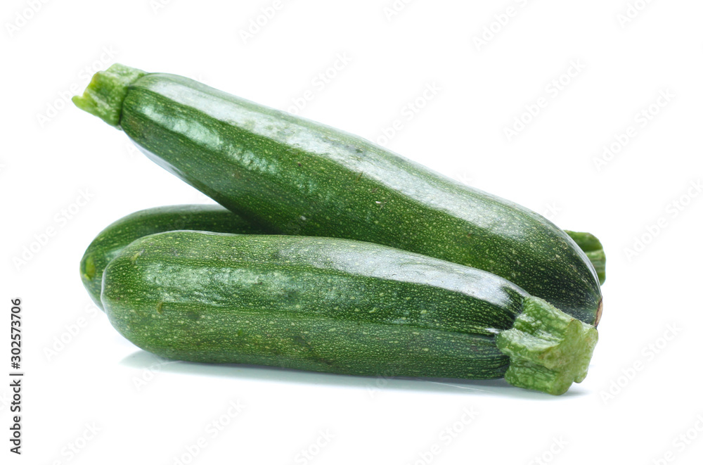 Fresh zucchini isolated on white (cucumber) Fresh zucchini isolated on white (cucumber)