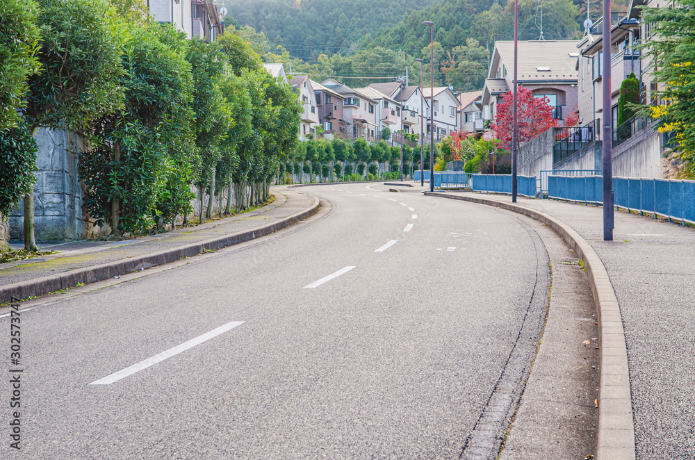 住宅街の道路