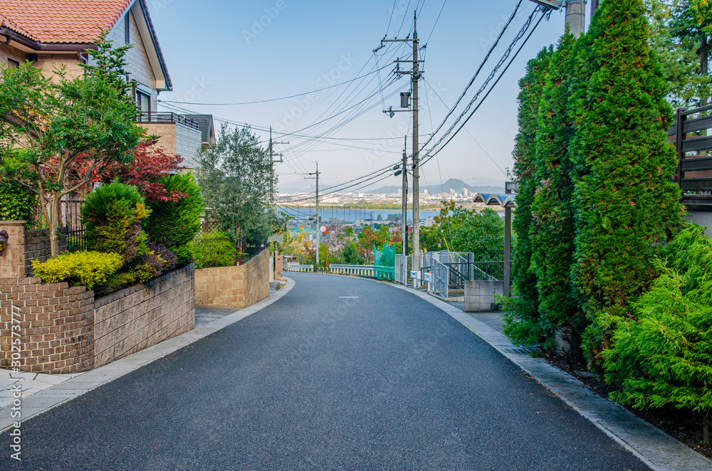 住宅街の道路