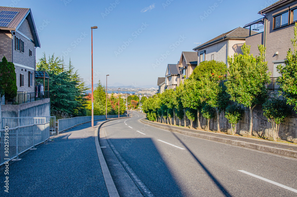 住宅街の道路