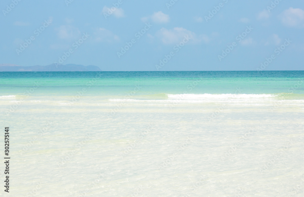 beach and tropical sea