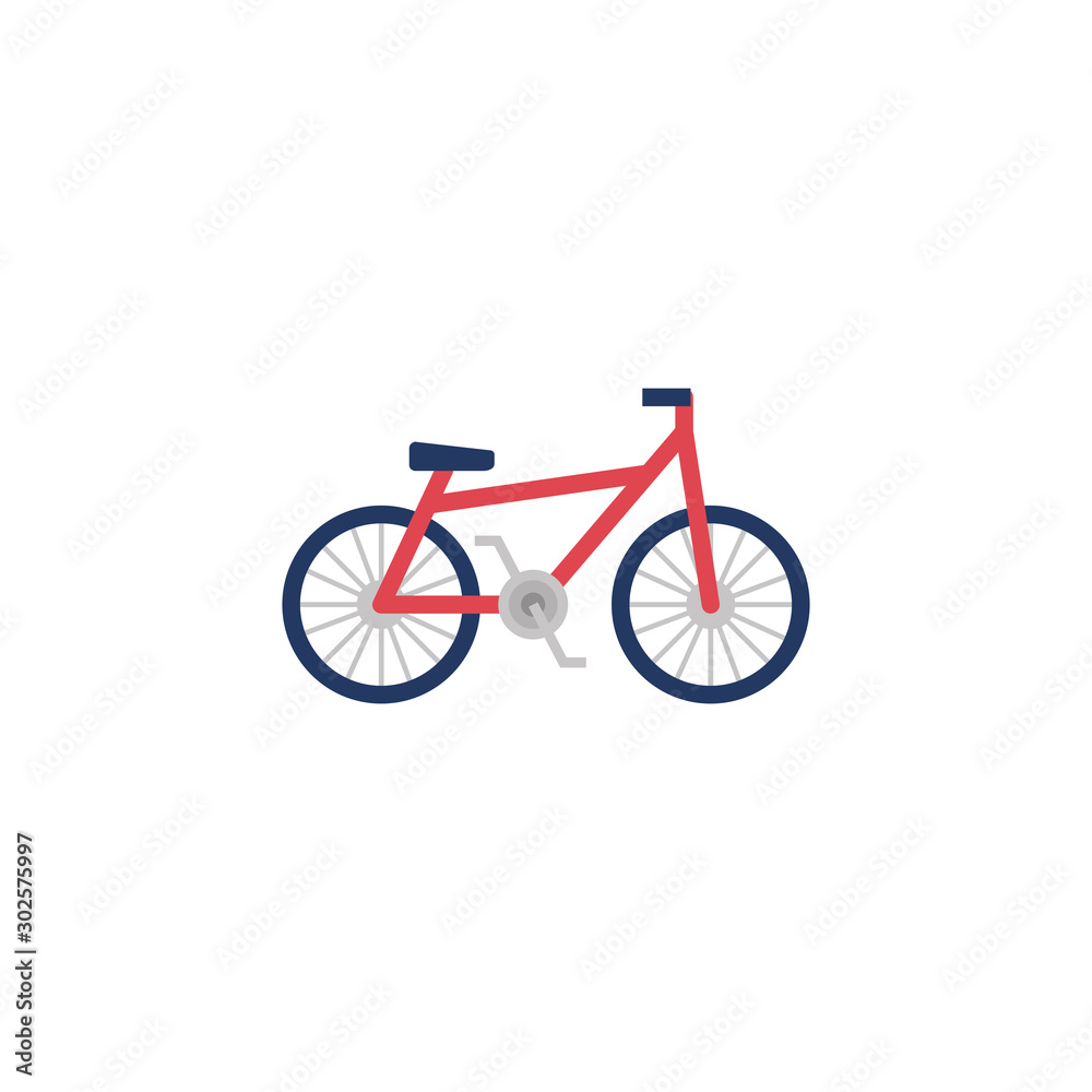 Fototapeta premium Isolated cycle icon flat design