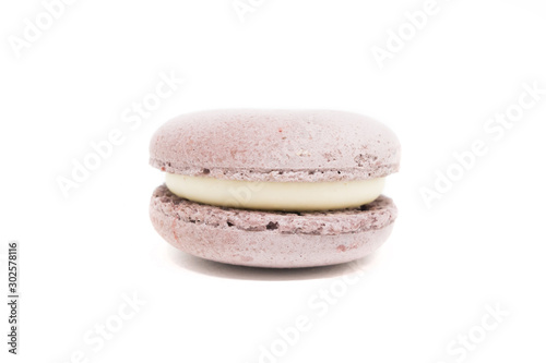 Macaron isolated on white background