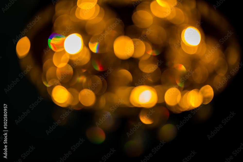 Blur of golden luxury bokeh Blur of golden luxury bokeh