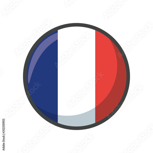 Isolated france flag icon block design Free Download Isolated france flag icon block design - GFXLoad