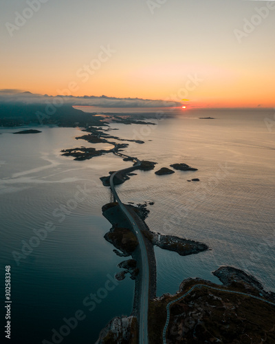 Atlantic Ocean road photo