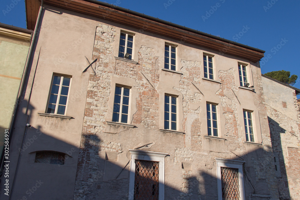 Fototapeta premium Maggi Gambara Palace, Brescia in a sunny day, Lombardy, Italy.