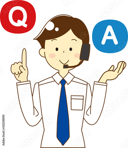 Call center man