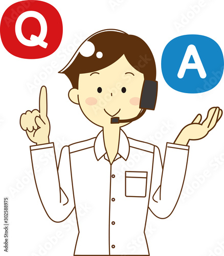 Call center man