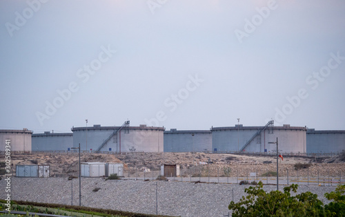 Industrial storage tanks in Saudi Arabia